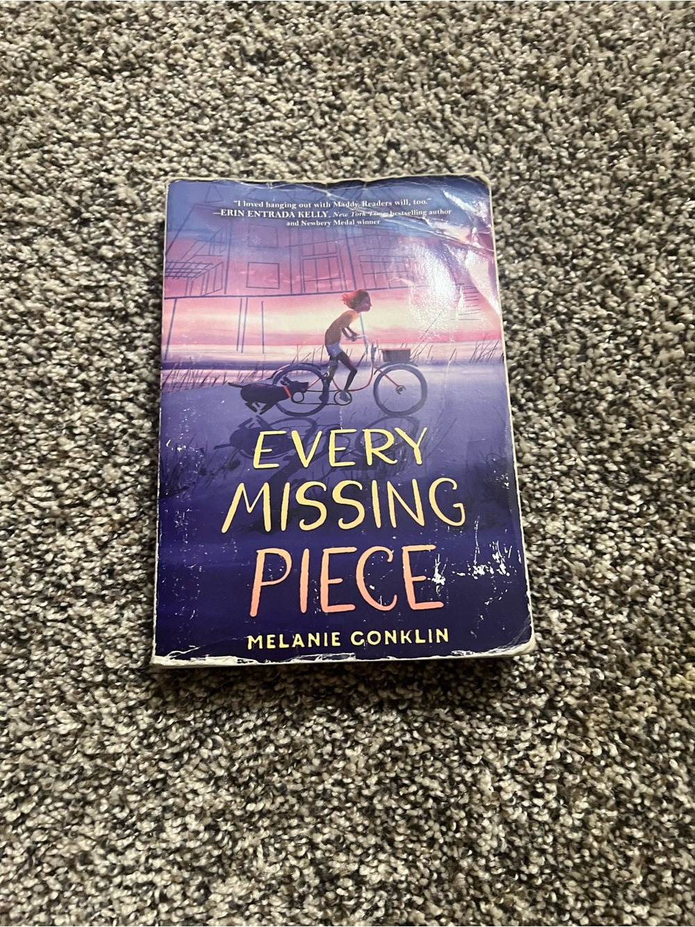 Every Missing Piece by Melanie Conklin — Paperback in Purple Cover